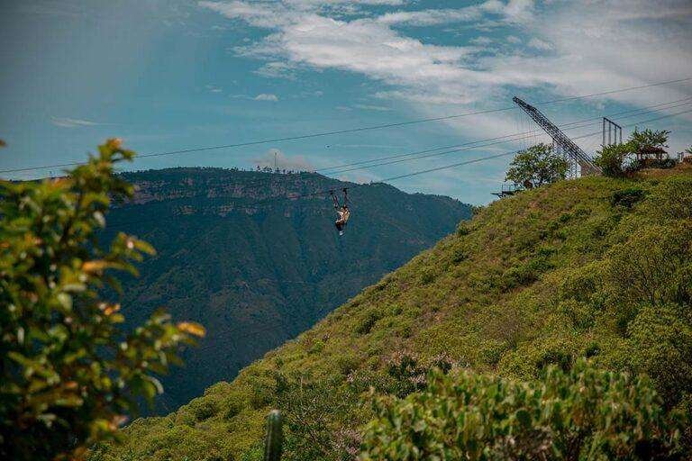 img parque nacional del chicamocha atracción cable vuelo plano general